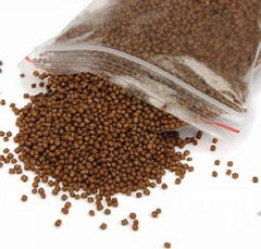 Supreme Growth Fish Food 5 LB PACKAGE with 40% Premium Protein LARGE or SMALL Floating Pellets for Any Freshwater Fish